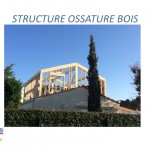 Structure ossature bois pour surélévation