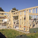 Construction ossature bois pour extension